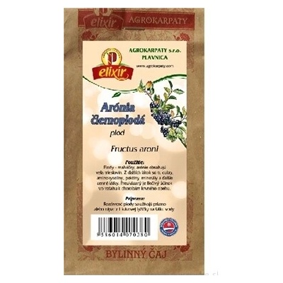 Agrokarpaty ARONIE ČERNOPLODÁ plod bylinný čaj 50 g