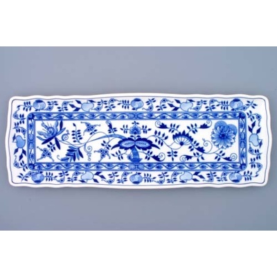 český porcelán Dubí podnos čtyřhranný 45 cm 10090 cibulák
