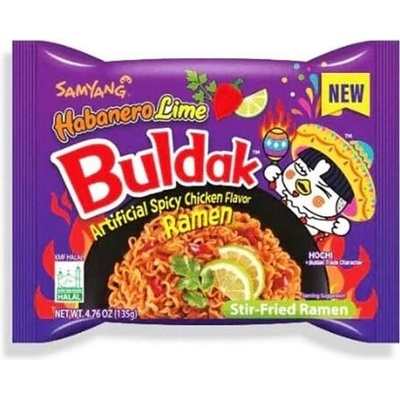 SamYang Buldak Habanero Lime instantné pálivé ramien rezance s príchuťou kurčaťa 135 g