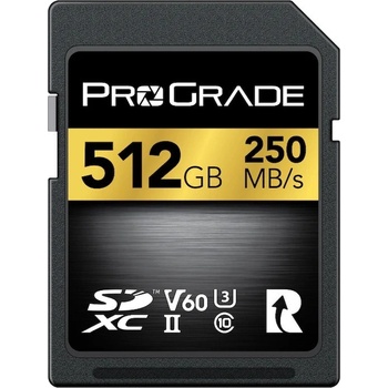 ProGrade Digital Gold V60 512 GB SDXC UHS-II PGSD512GBKNA