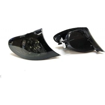 Кристални мигачи до фара bmw e46 комби (01-05) - опушен хром