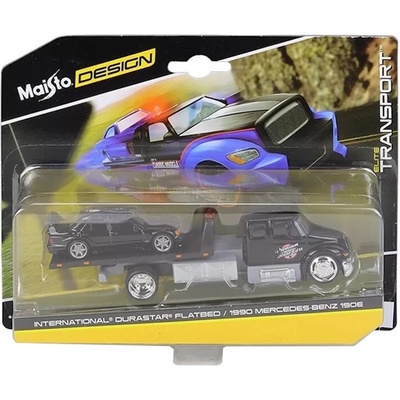 Maisto International Durastar Flatbed + MercedesBenz 1:64