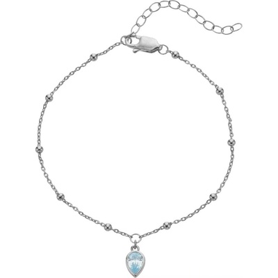 Hot Diamonds Strieborný náramok pre ženy narodené v marci Silver Whisper SWB027