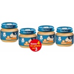 Nestle Месно пюре Nestle Gerber - Пуйка, 3+1 подарък х 80 g (4x12500854) - baby