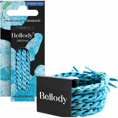 Bellody Original Hair Ties 4 ks, Mykonos Blue