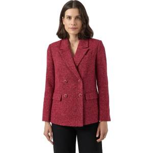 YAS Сако Yas Petra blazer - Red / Pink (Tibetan Red / Pink Melange)