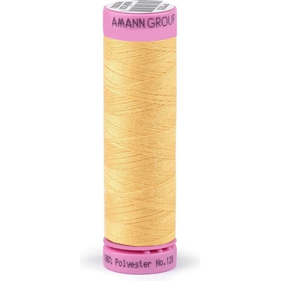 Polyesterové nitě návin 100 m Aspo Amann, střední, 0781 Vanilla