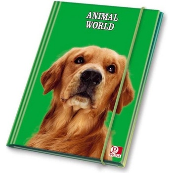 Папка картон с ластик Pigna Animal World `11 (1303338)