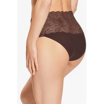 Chantelle Klasické nohavičky s vysokým pásom Soft Stretch C11G80 Hnedá