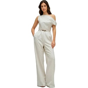 Salsa jeans Дънки Salsa jeans 21012033 Linen sleeveless romper - White (White)