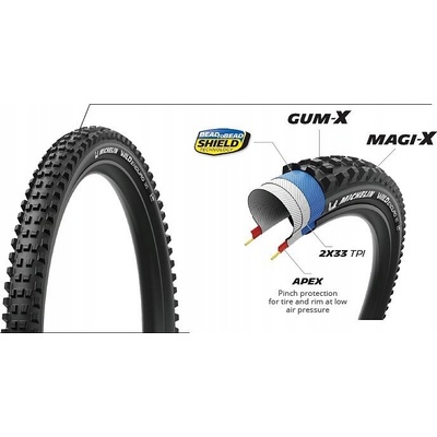 Michelin Wild Enduro Ms Performance Line - 27.5" 27.5x2.40 61-584 Cer