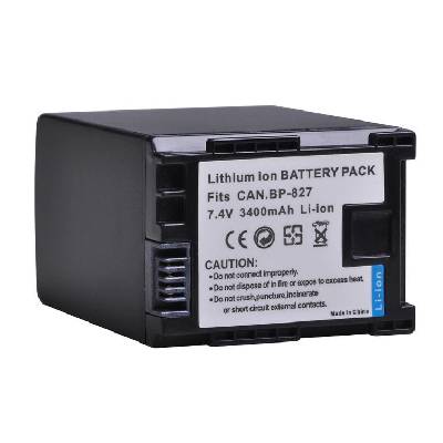 TopTechnology Baterie Canon BP-827 3400mAh neoriginální