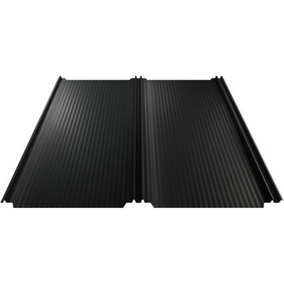 Blachotrapez T-Panel Pladur Relief IceCrystal 1100 x 0,5 mm RAL 7016 antracitová šedá 1 m²