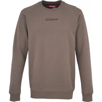 CCM mikina Core Fleece Crew hnedá