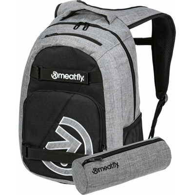 MEATFLY раница Exile Black / Grey Heather 24 L Meatfly | Cheren | Момчешки | ONE SIZE