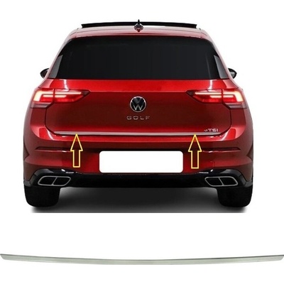 Nerez lišta spodnej hrany kufra VW Gollf VIII HTB 5D 2020+ MK8