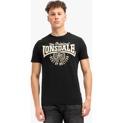 Lonsdale Men's t-shirt slim fit čierne