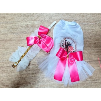 Image 1 of Tiger`s Heart Рокля за куче в комплект с нашийник, ръчна изработка