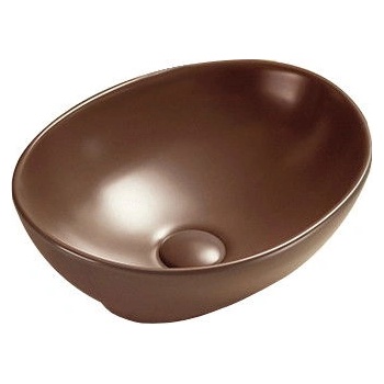 Mexen Elza умивалник върху плот 40 x 33 см, кафяв мат - 21014068 (21014068)