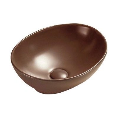 Mexen Elza умивалник върху плот 40 x 33 см, кафяв мат - 21014068 (21014068)