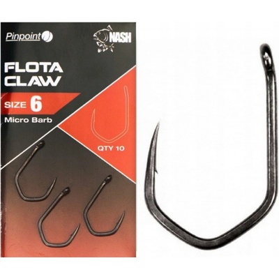 Kevin Nash Pinpoint Flota Claw Micro Barbed vel.8 10 ks