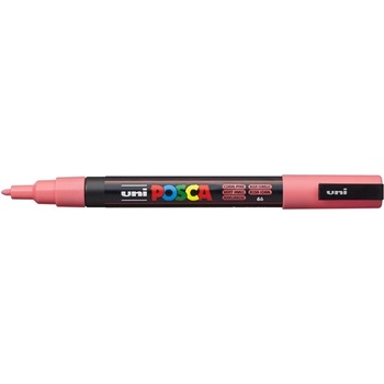 uni Декоративен маркер, 0, 9-1, 3 мм, UNI "Posca PC-3M", корал 284885000 (284885000)