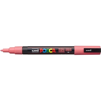 uni Декоративен маркер, 0, 9-1, 3 мм, UNI "Posca PC-3M", корал 284885000 (284885000)