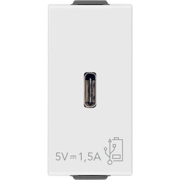 Vimar 09292. C. 25 USB-C Контакт Neve Up, 1M 25W, бял, (09292.C.25)