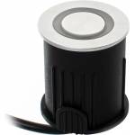 Lightex Led ТЯЛО ЗА ВГРАЖДАНЕ В ЗЕМЯ 24v 3w 6000k ip67 Ф46 СРЕБРО lightex nitr (3800883143842)
