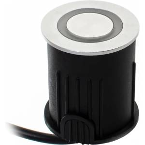 Lightex Led ТЯЛО ЗА ВГРАЖДАНЕ В ЗЕМЯ 24v 3w 6000k ip67 Ф46 СРЕБРО lightex nitr (3800883143842)
