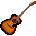 Fender California Standard Monterey E 3-Color Sunburst Електро-акустична китара Джъмбо