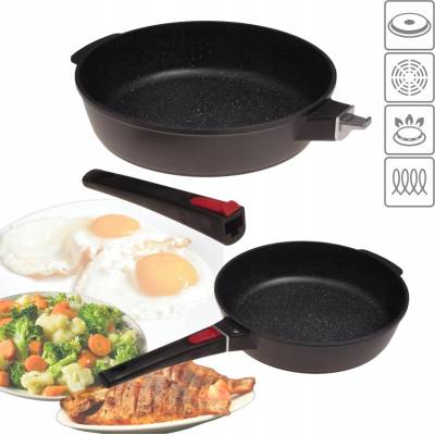 Kamille Tradiční pánev hliníková 28 cm