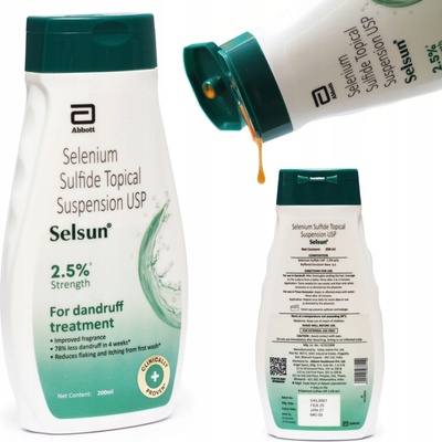 Selsun Selenium šampon proti lupům, na lupénku a seboroickou dermatitidu 200 ml