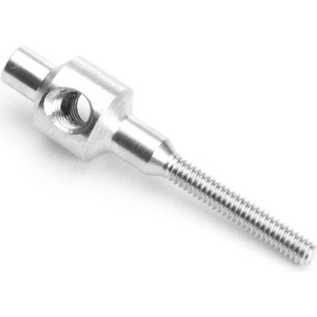 Kavan M2 Šroubovací ocelové pozinkované pouzdro pro dráty do pr. 2,1 mm s příčným záv. M3 1 kus