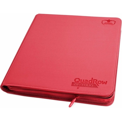 Ultimate Guard Album 12-Pocket QuadRow ZipFolio XenoSkin Red