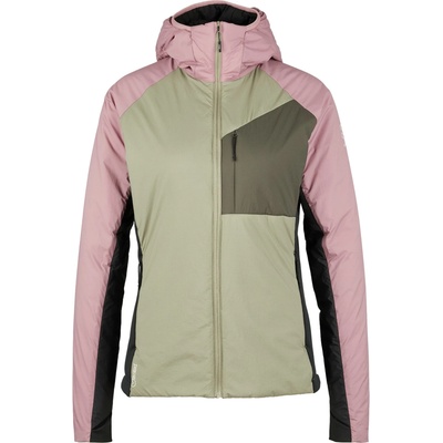 Stoic Дамско вълнено яке Stoic Women's MountainWool60 JokkmokkSt. Hybrid Hoody Insulation jacket - Dark Orchid / Multi - размер XXL (105-6678-0116)