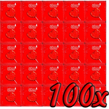 Image 1 of Durex Strawberry 100 pack