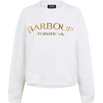 Barbour International Блуза Barbour International Laia Logo Sweatshirt - White