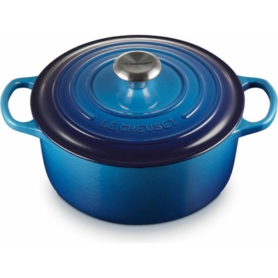 Le Creuset Kastrol SIGNATURE 24 cm 4,2 l AZURE litina