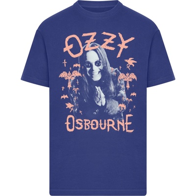 Mister Tee Тениска Ozzy Osbourne - Pink Bat T-Shirt light navy XXLUB-MP501328-01496 - Тъмносив, размер S