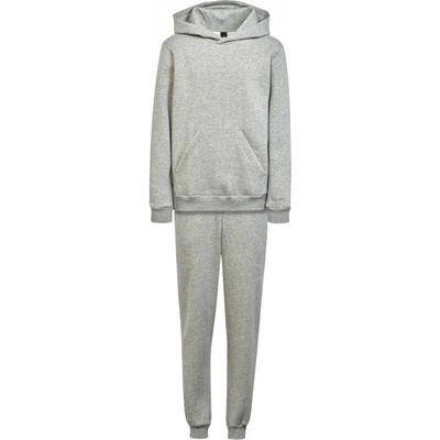 adidas OTH Fleece Tracksuit Junior Boys Grey Heather