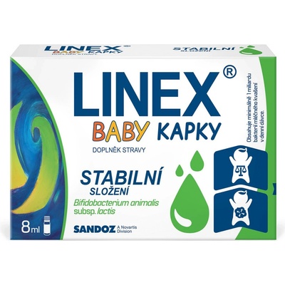 Linex Baby + s vitamínem D 8 ml