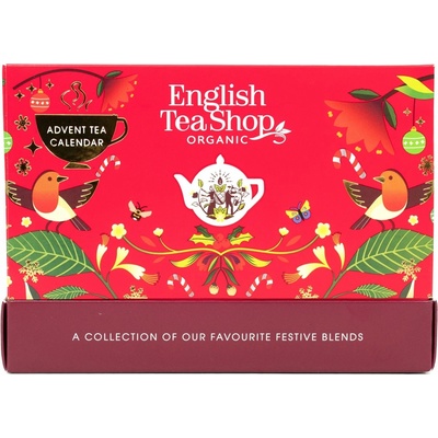 English Tea Shop adventní kalendář kompakt červený 25 čajů