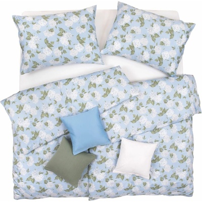 SCANquilt Obliečky SATÉN DESIGN hortenzia 140x200 70x90