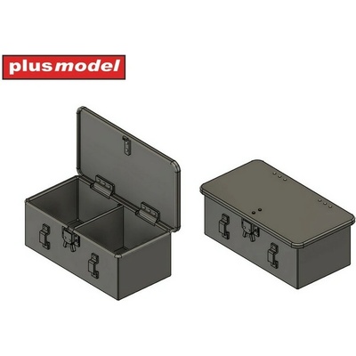 Plus Model Magazines and ammunition boxes for the Lewis machine gun 1:35