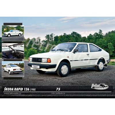 Pohlednice č. 75 - ŠKODA RAPID 136 (1988)