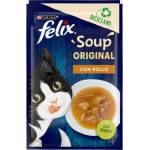 Purina FELIX Soup Пиле - Вкусна супа с крехки хапки за котки в зряла възраст (48 г)