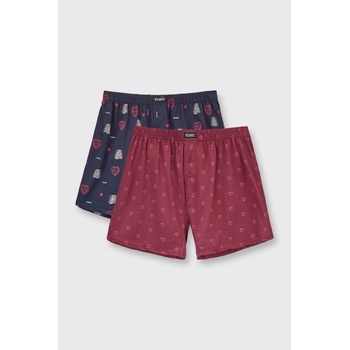 Atlantic 2PACK памучни шорти Love (2p2GMB012_tre)