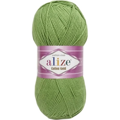 Alize Cotton Gold 485 olivovo zelená