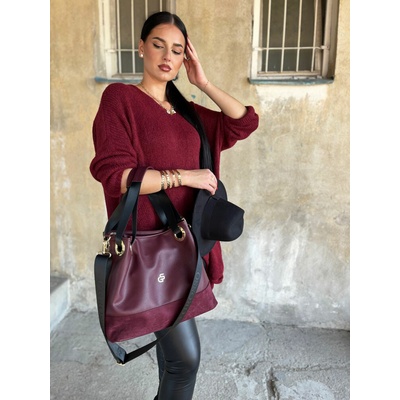 Grosso kabelka na rameno Bordová